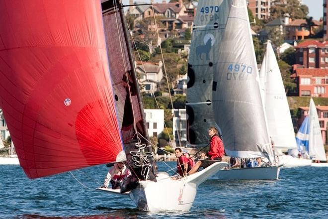 Slow and steady on Sydney Harbour &copy; www.SailPix.com.au http://www.SailPix.com.au